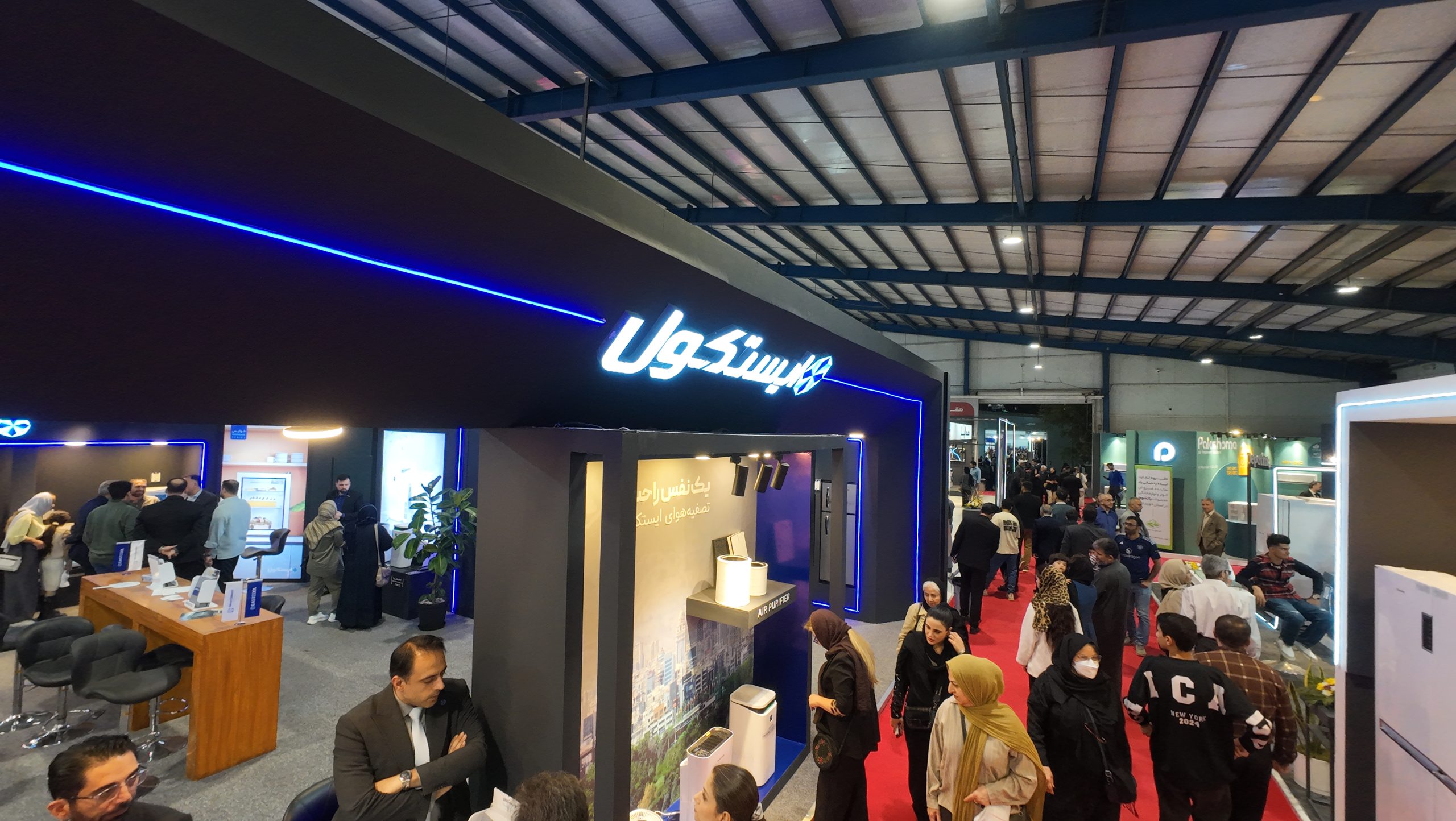 استقبال از راهکارهای «هوای پاک» و محصولات سرمایشی ایستکول در نمایشگاه اهواز